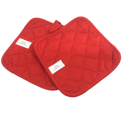 99¢-  Heat-Resistant Pot Holder for Oven – Quilted Cotton Hot Pad for Baking, Cooking, and All Grilling: 1CT