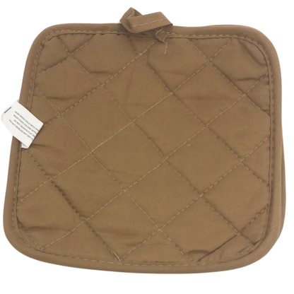 99¢-  Heat-Resistant Pot Holder for Oven – Quilted Cotton Hot Pad for Baking, Cooking, and All Grilling: 1CT