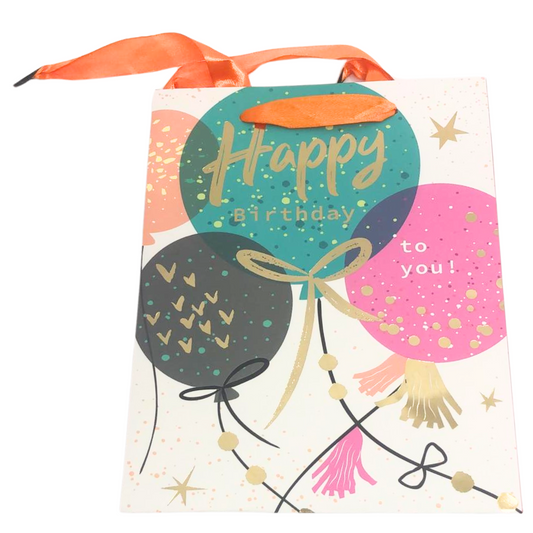 99¢- Birthday Gift Bag – Festive and Reusable Bag for Celebrating Special Moments: 1CT