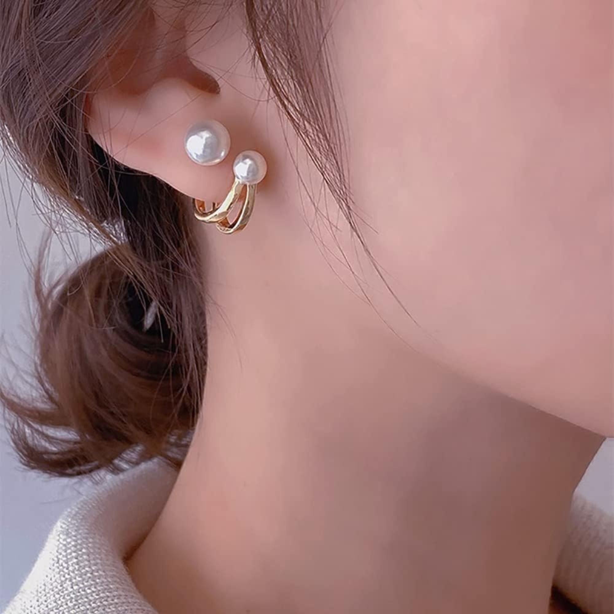 Pearl Stud Earrings for Girls & Women: 1 Pair Earing product image 6