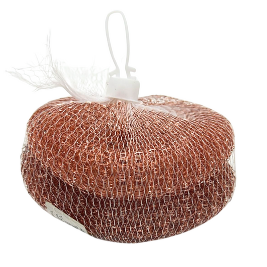 99¢- Brass Stainless Steel Scrubber Balls – 2CT