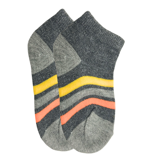 99¢- Soft & Stretchy & Comfort Fit Gray Kids’ Ankle Socks – 1 Pair