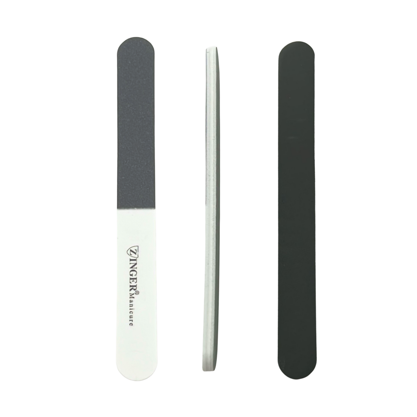 99¢- Nail Care Set – Nail Filer with 2 Wooden Cuticle Pusher Remover Sticks for Manicure & Pedicure: 3CT