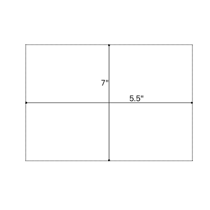 99¢-10 Sheets White Poster Board 5.5 x 7 Inches for Display, Art & School Projects