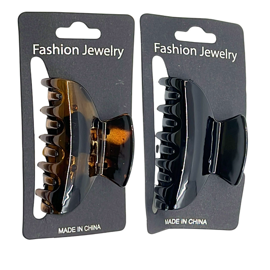 99¢- 2.25" Plastic Claw Clip – Strong Hold Hair Accessory for All Hair Types: 1CT