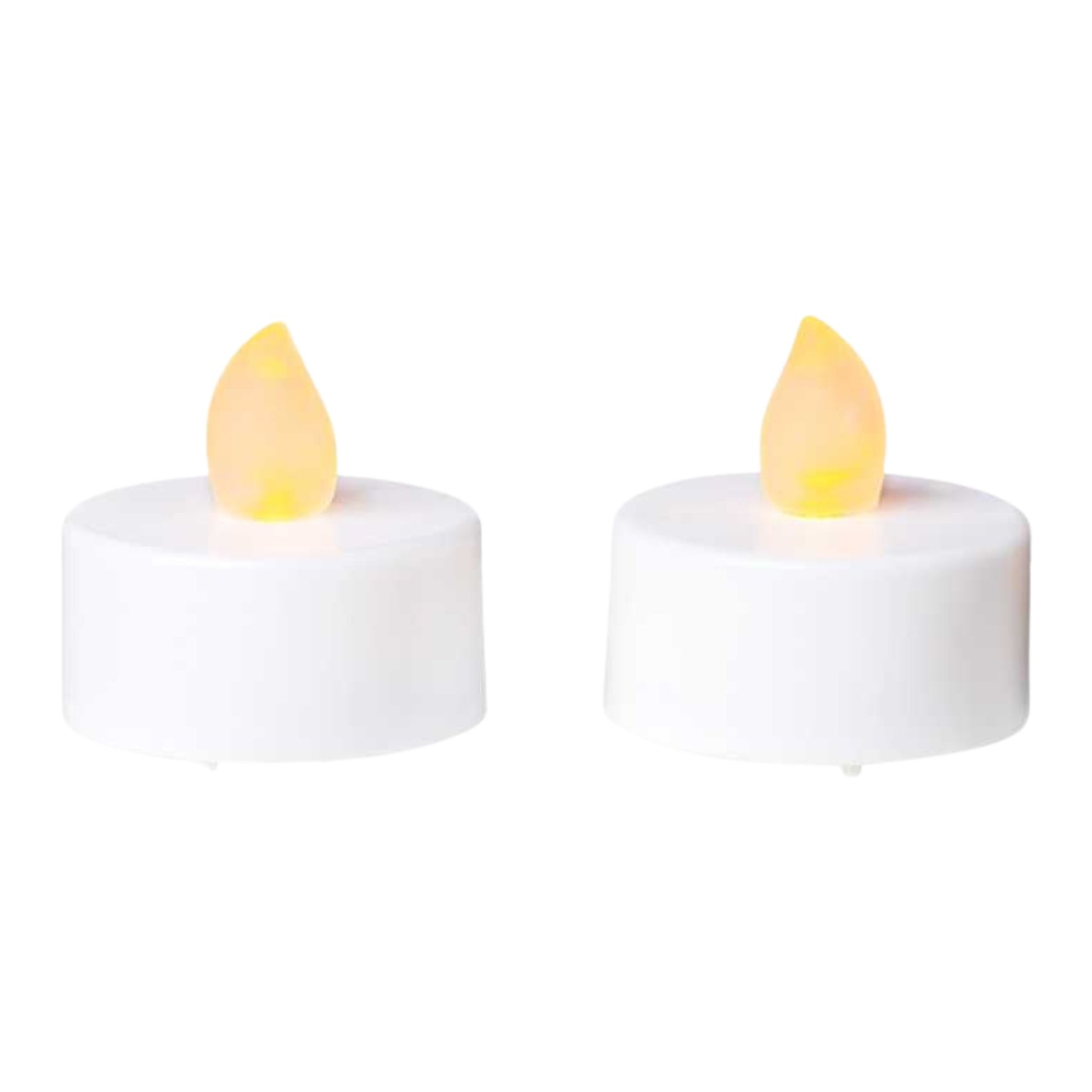 Battery Operated Amber LED Tealight Candle