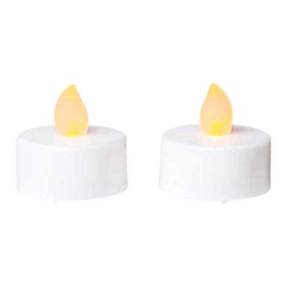 Battery Operated Amber LED Tealight Candle