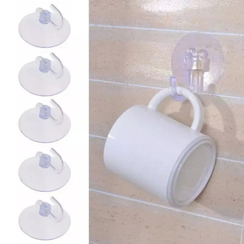 99¢ Suction Cup Pothook Punch:8CT Suction Cups & Hooks POTHOOK