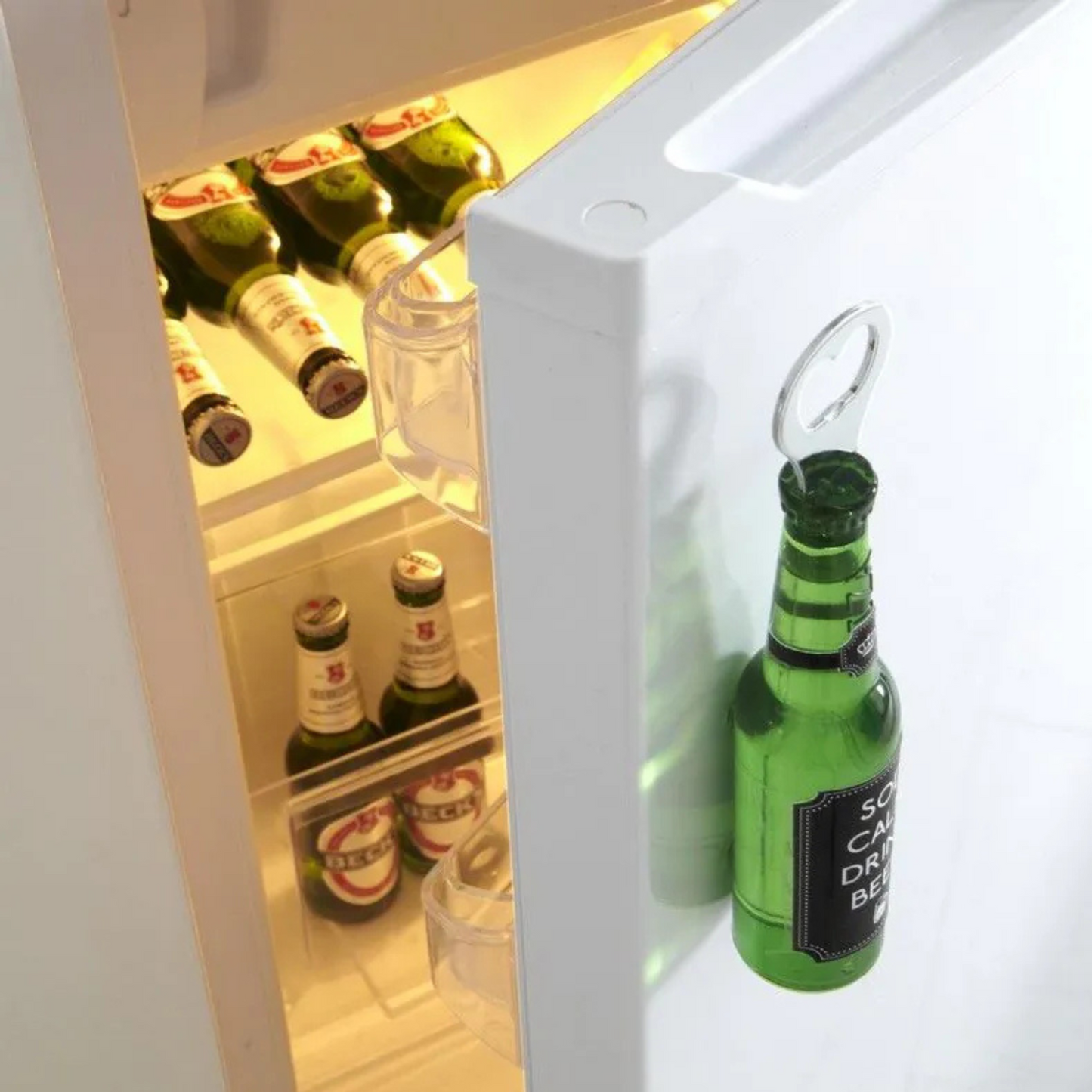 99¢- Magnetic Beer Bottle Opener Figure – Heineken Beer Bottle Design for Bar & Refrigerator Decor