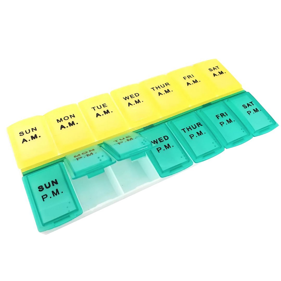 AM/PM 7 Day Pill Box Organizer1:CT Personal Care Safety product detail image