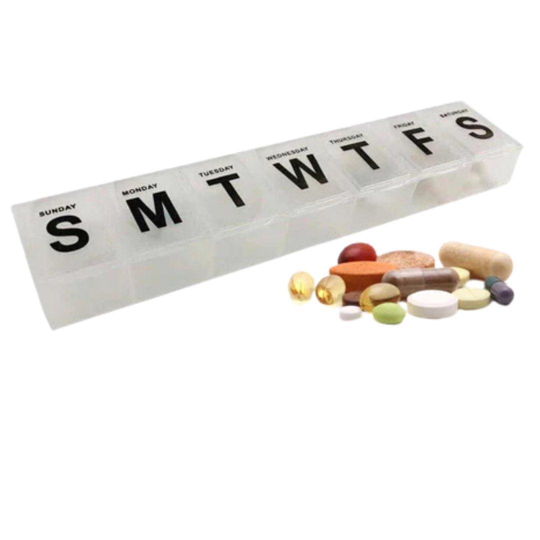 7 Day Plastic Pill Case: 1 Pack Personal Care Safety lifestyle use image