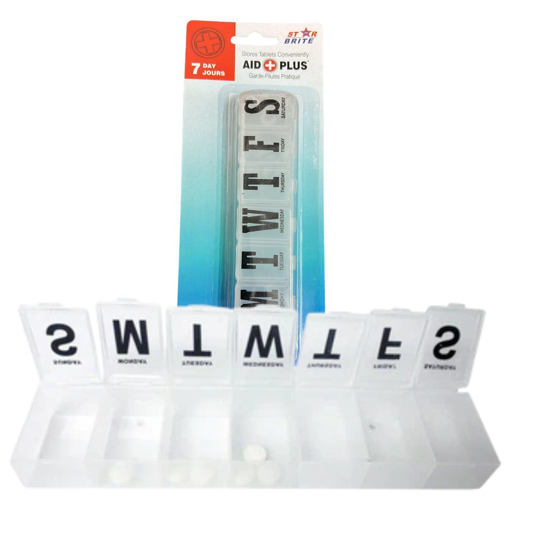 7 Day Plastic Pill Case: 1 Pack Personal Care Safety product detail image