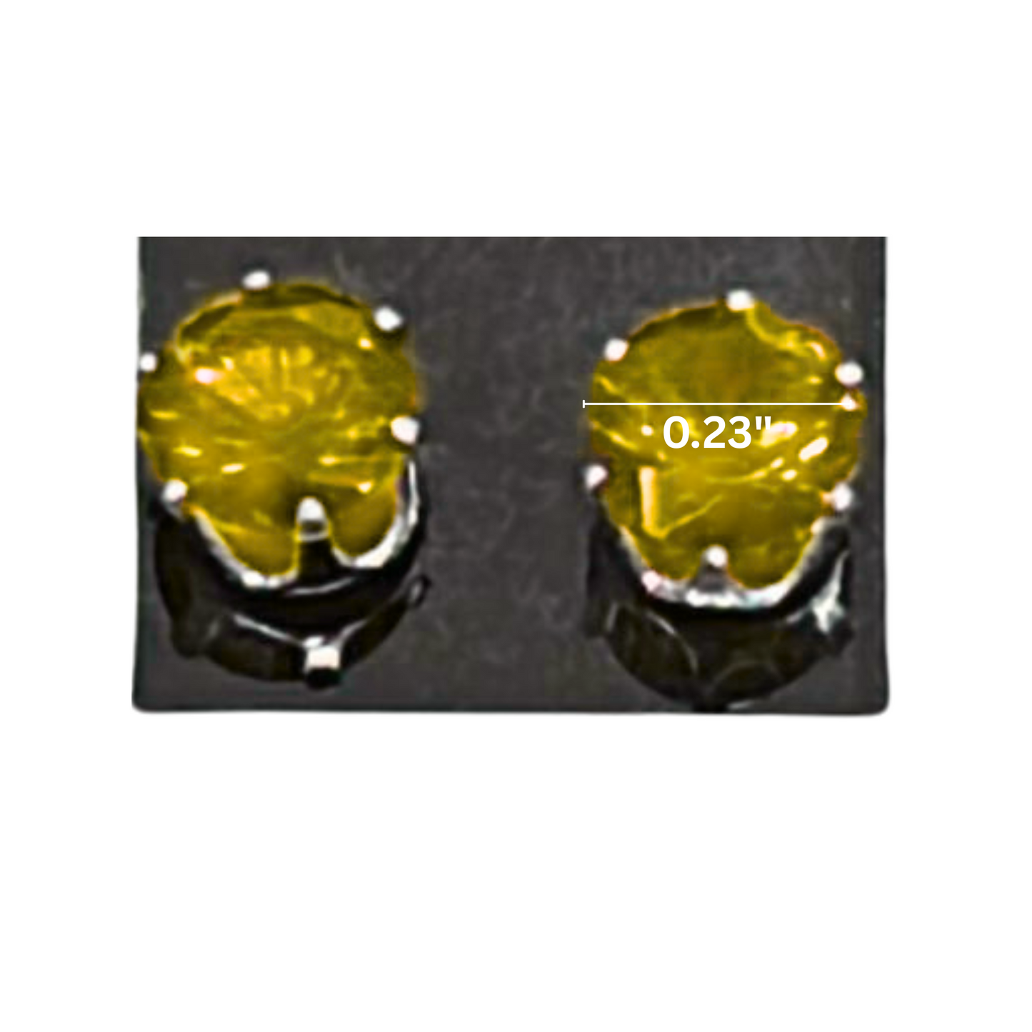 99¢- 0.23" Small Size Colorful Stud Earrings for Girls: 1Pair