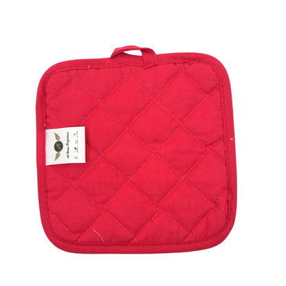 99¢ - Heat Resistant Pot Holder for Oven – Quilted Cotton Hot Pad for Baking, Cooking, and Grilling: 1CT