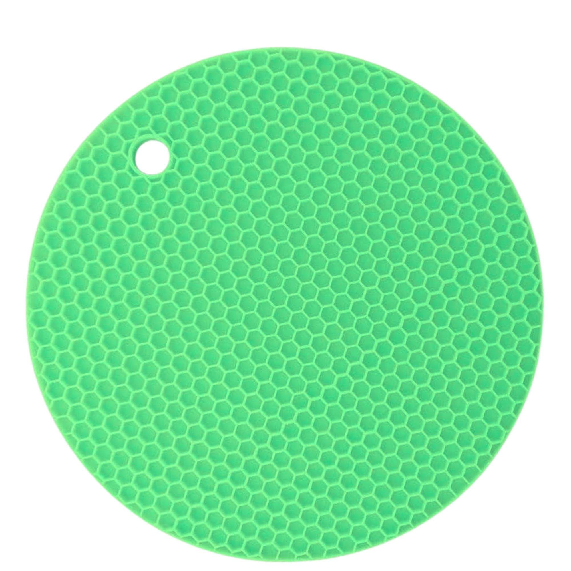7" Round Silicone Placemat & Holder: 1 Pack Trivets Kitchen Accessories product image 5