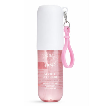 1.02oz Solo En Ibiza Fragrance Body Mist With Keychain lifestyle use image