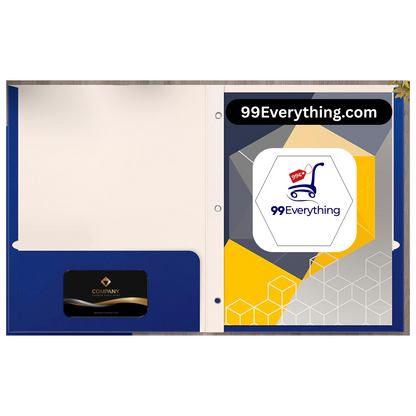 99¢-Two-Pocket Folder with Prongs – Durable Poly Folders