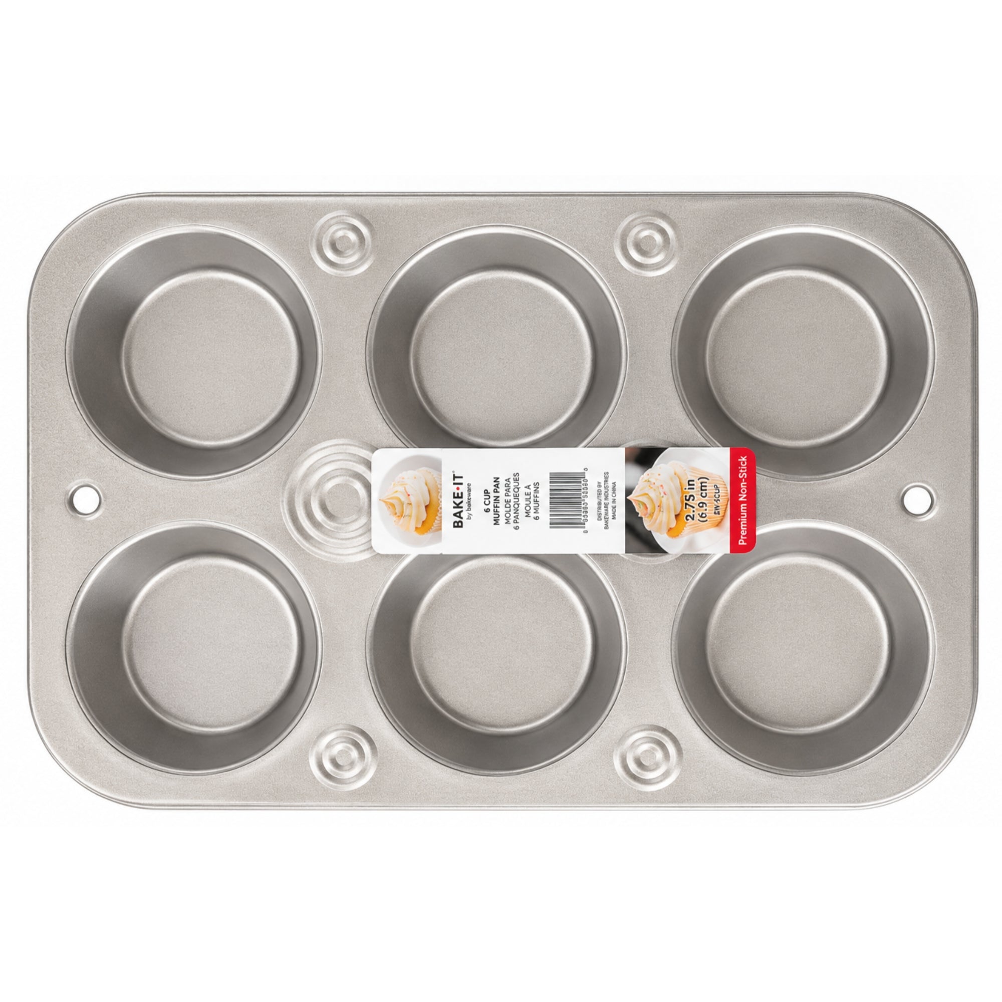6 Cup Nonstick Muffin and Cupcake Baking Pan