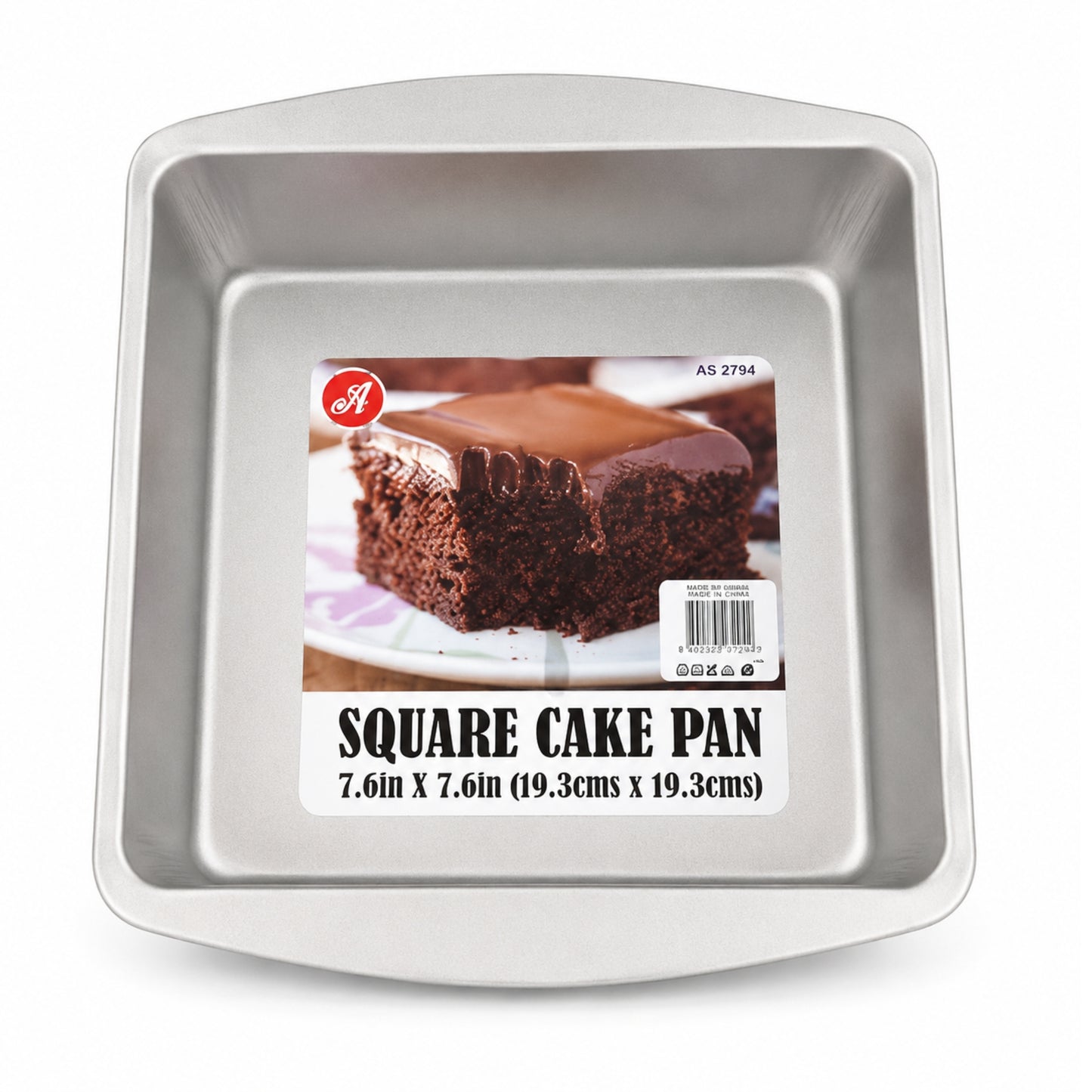 Nonstick Square Cake Tray for Home Bakers