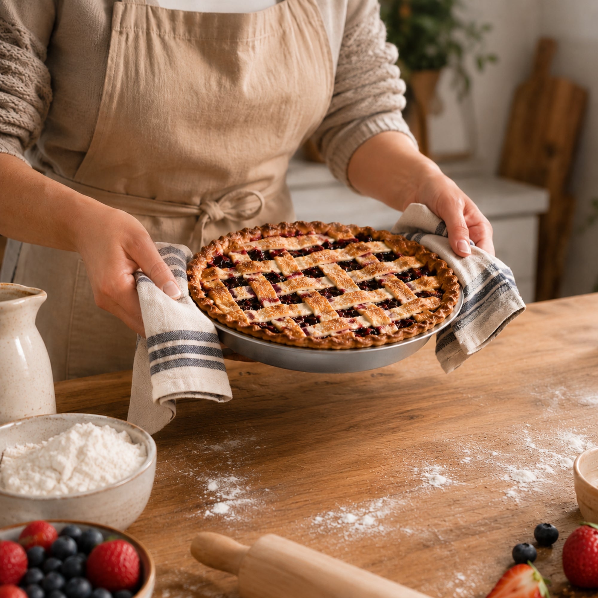 9 Inch Pie Baking Pan for Quiches and Cakes