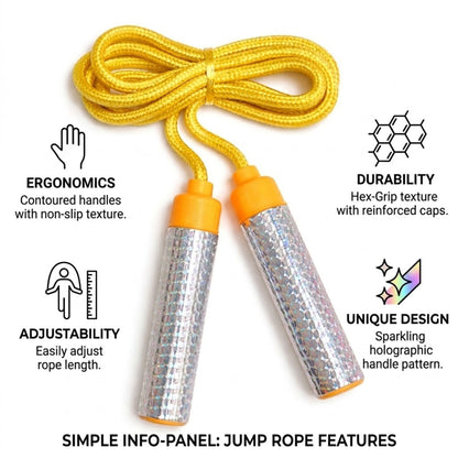 Giant Sparkle Jump Rope – High-Performance Speed Rope