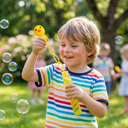 11" Bubble Maker Wand Bottle Toy for Kids Outdoor Fun