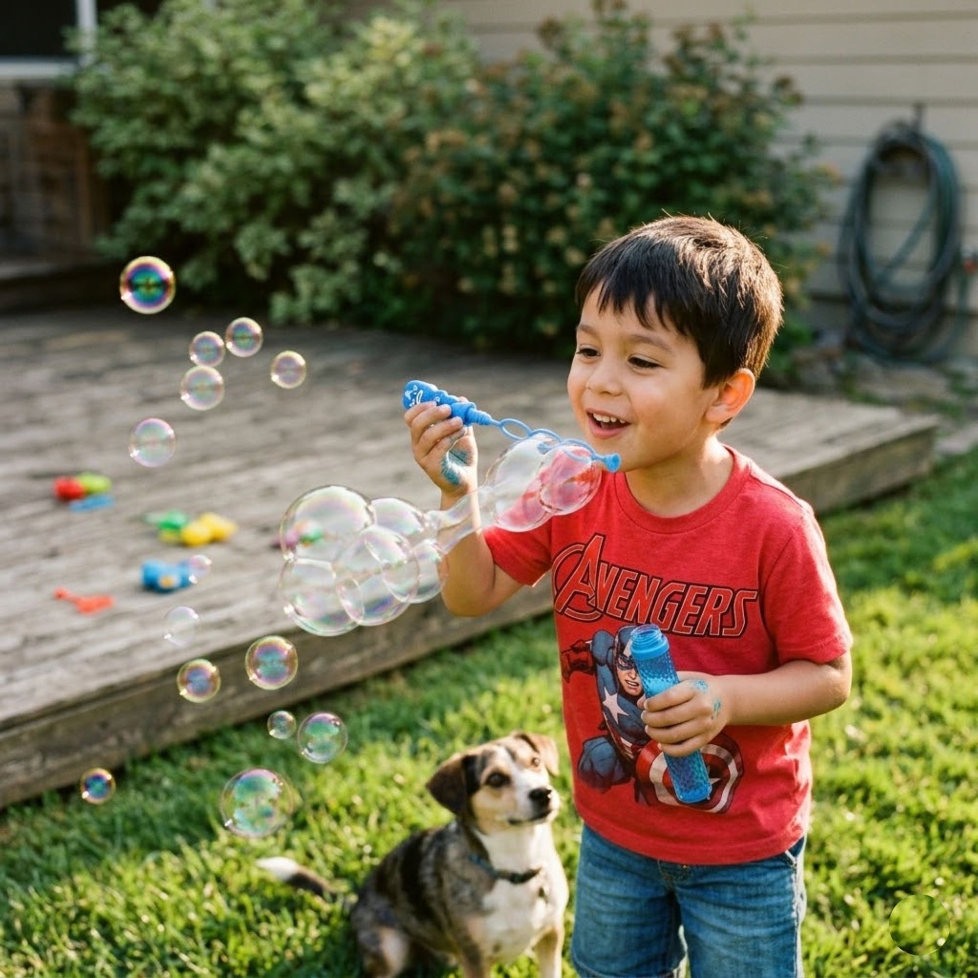 Kids Long Bubble Wand Bottle Toy 11 Inch Bubble Maker