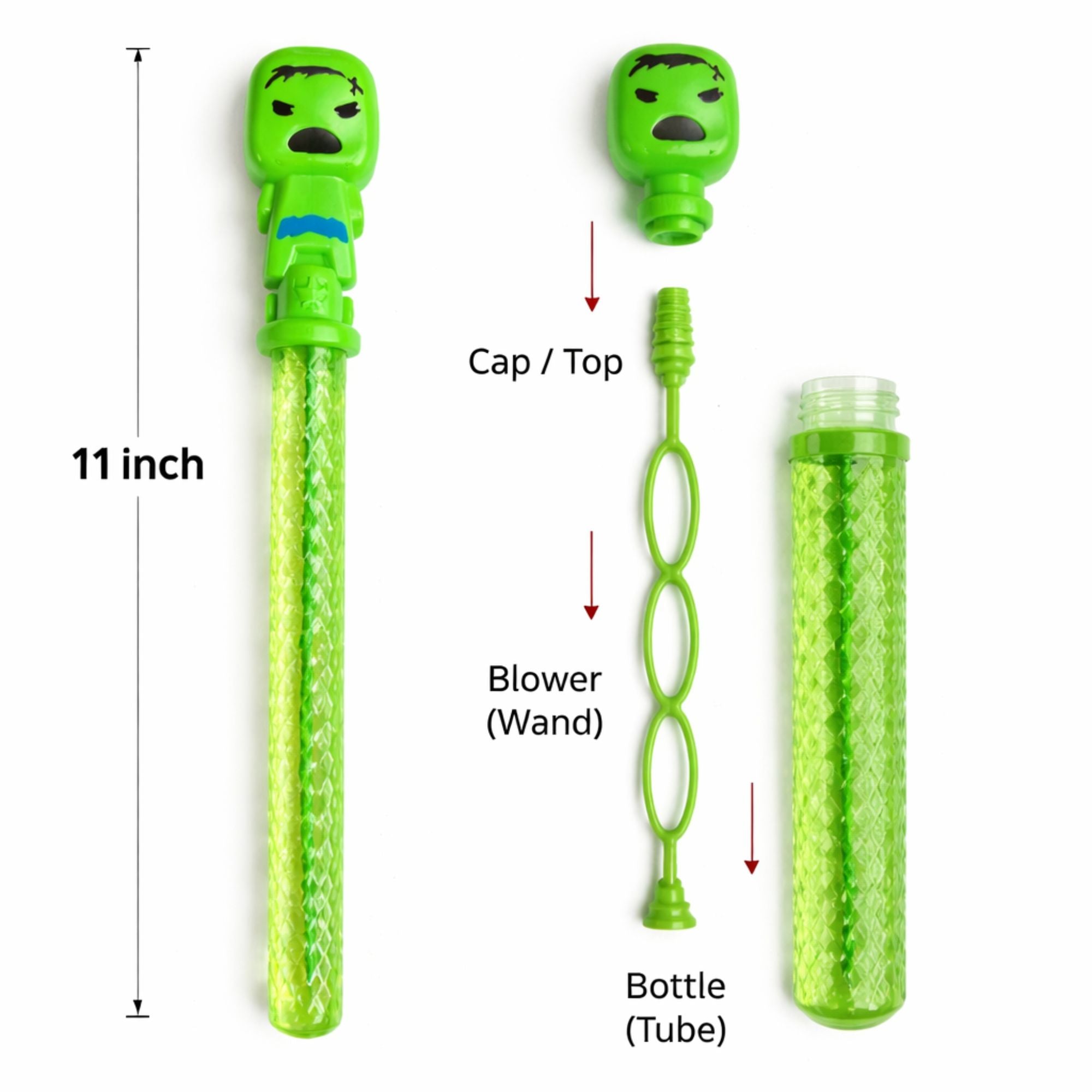 11" Bubble Wand Bottle Toy for Kids Long Bubble Blower Kids Bubble Wand product image 5