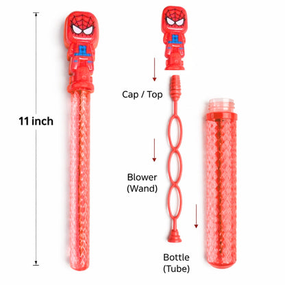 Kids Bubble Blower Toy 11" Long Wand Bottle Design
