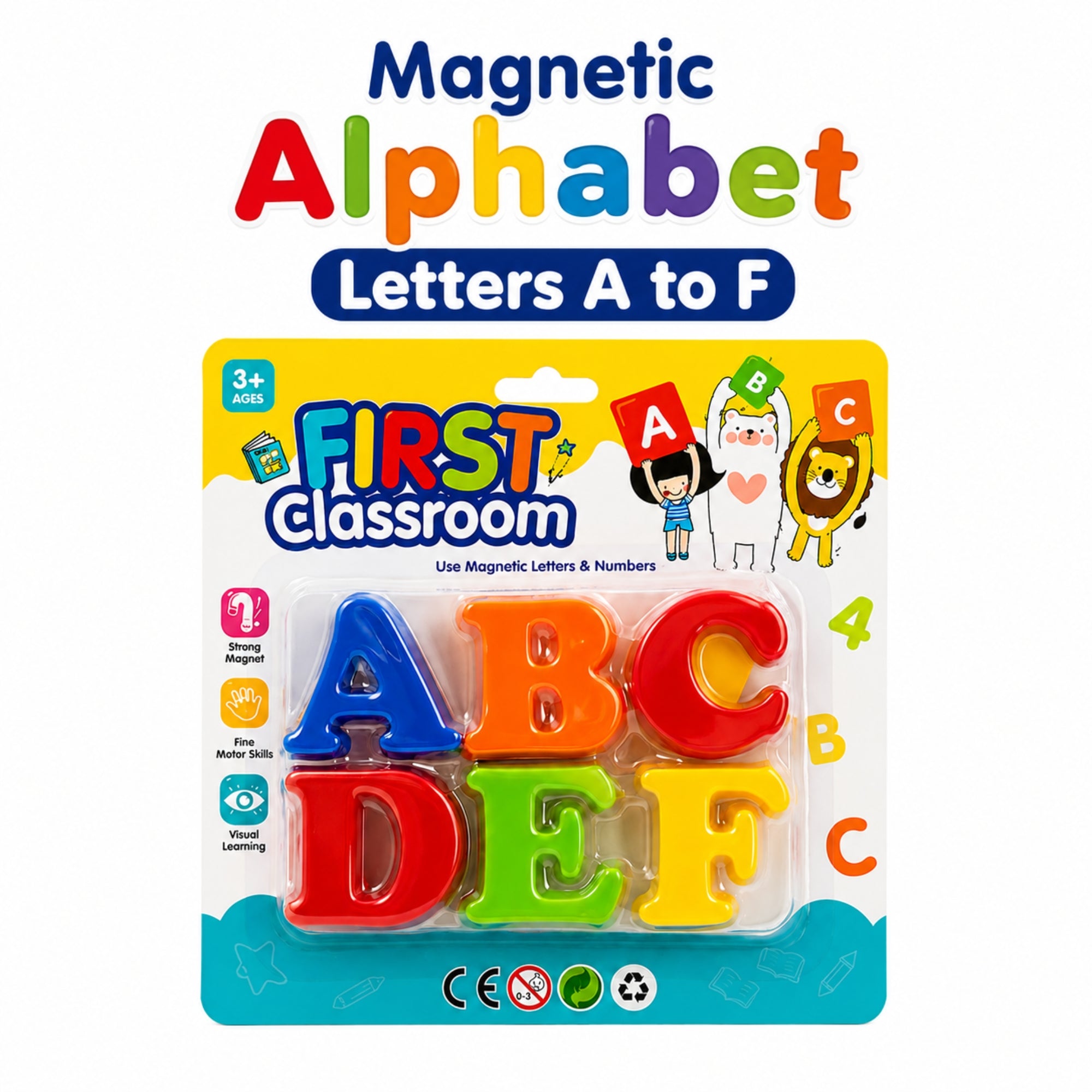 Magnetic Letter Learning Toy Set for Preschoolers