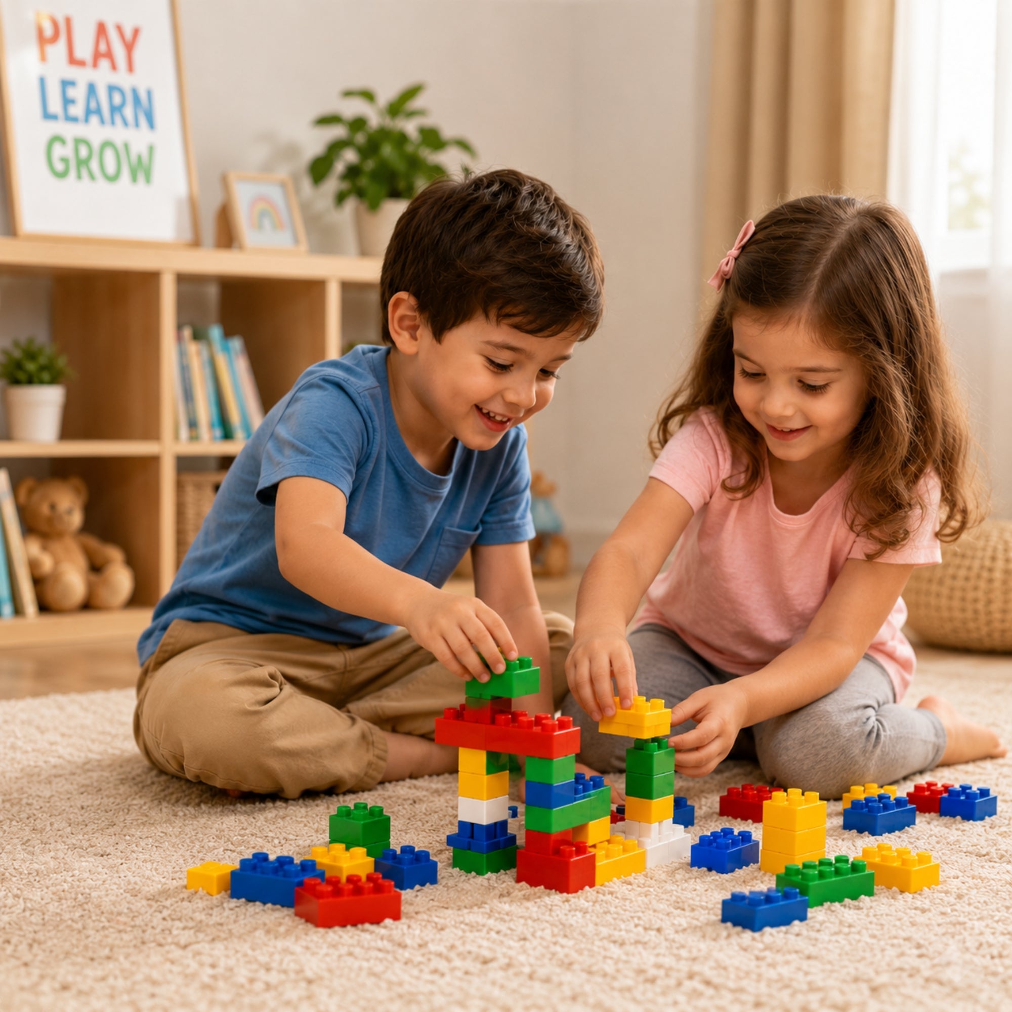 Kids Educational Building Blocks Construction Set