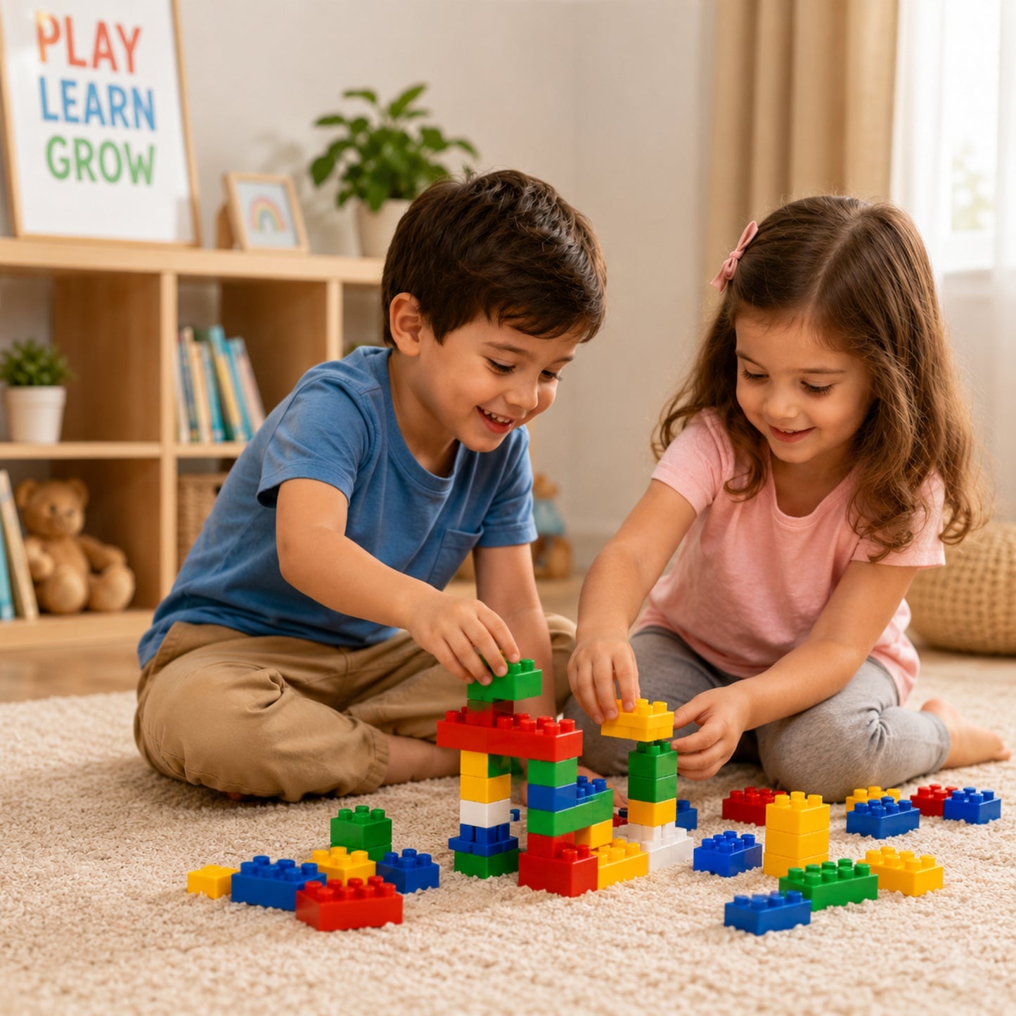 Kids Educational Building Blocks Construction Set