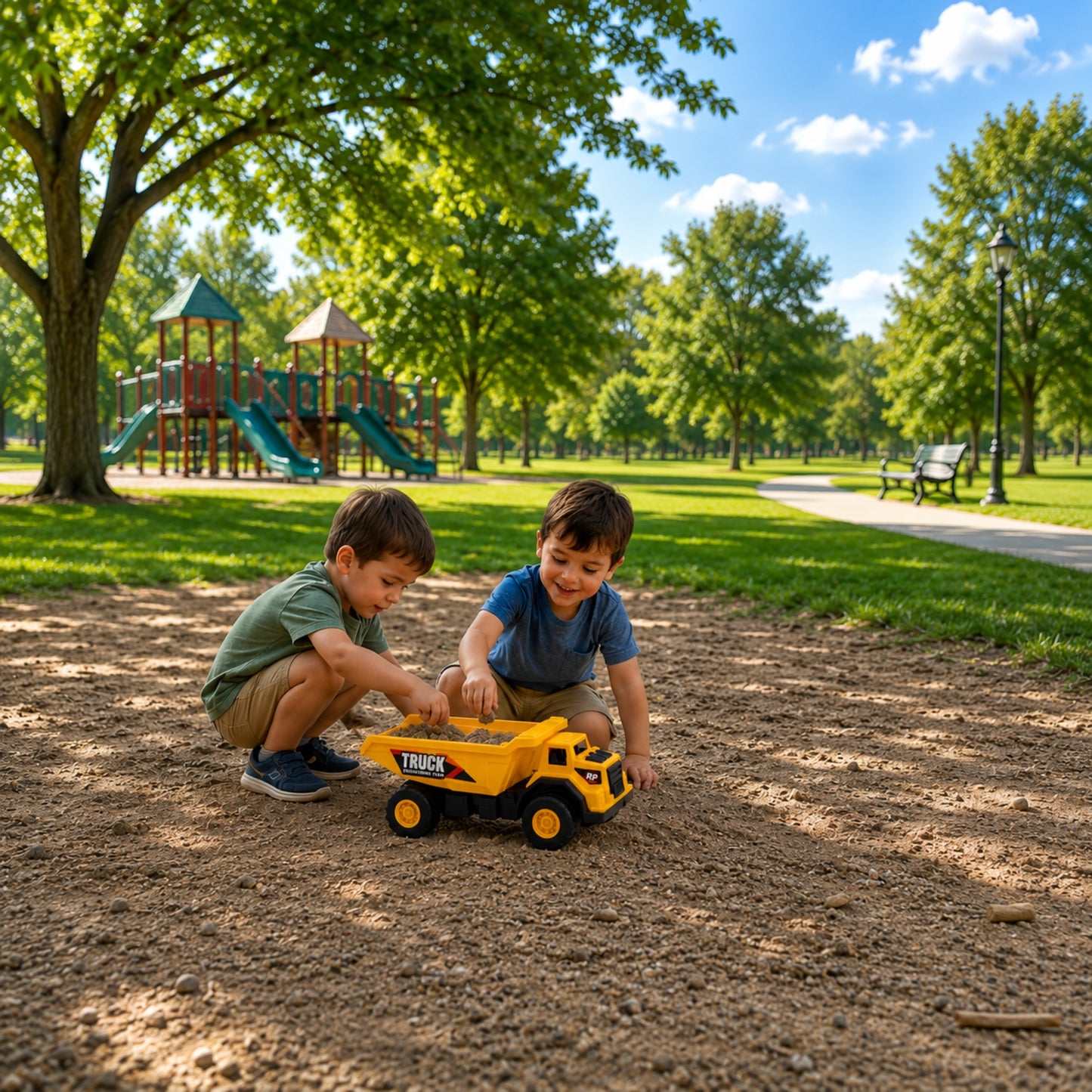 Construction Truck Toy for Indoor Outdoor Use