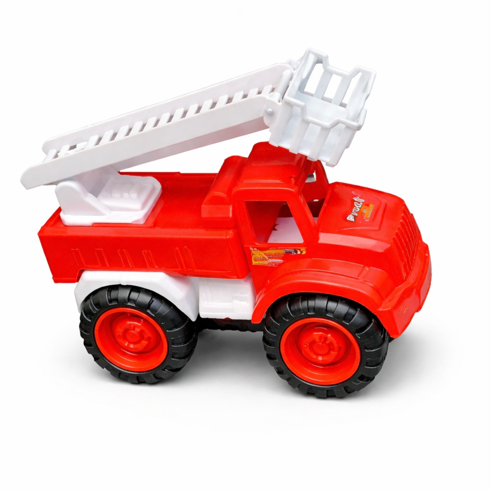 Kids Fire Truck Toy with Ladder Red Rescue Vehicle Play Truck Toy, Car main product image