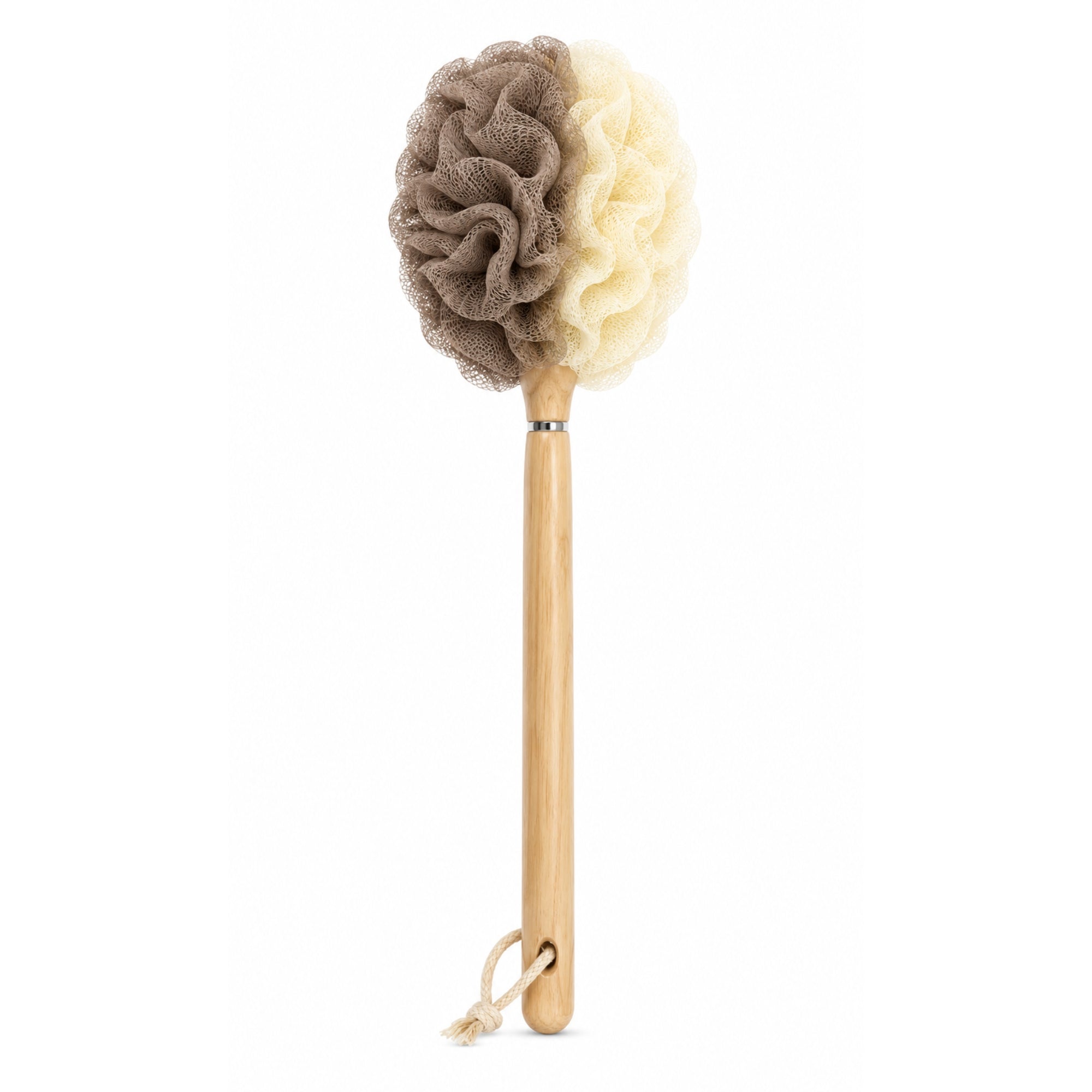 Bamboo Bath Loofah Brush for Gentle Exfoliation and Cleansing