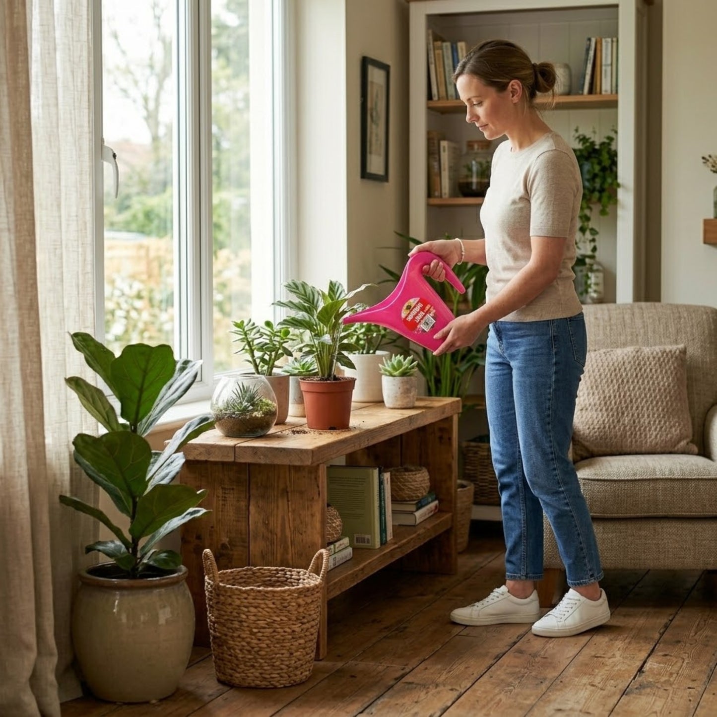 900ml Indoor Plant Watering Can with Spout