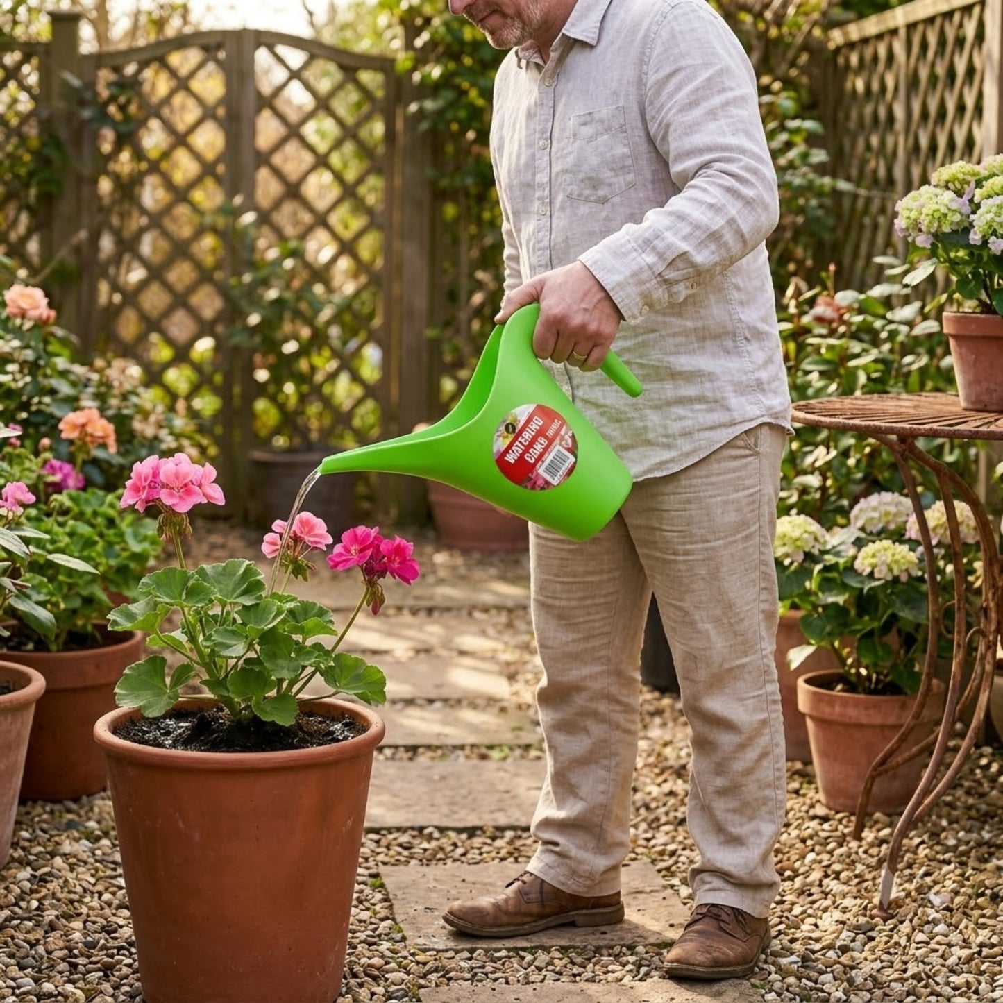 900ml Garden Watering Can for Flower Care