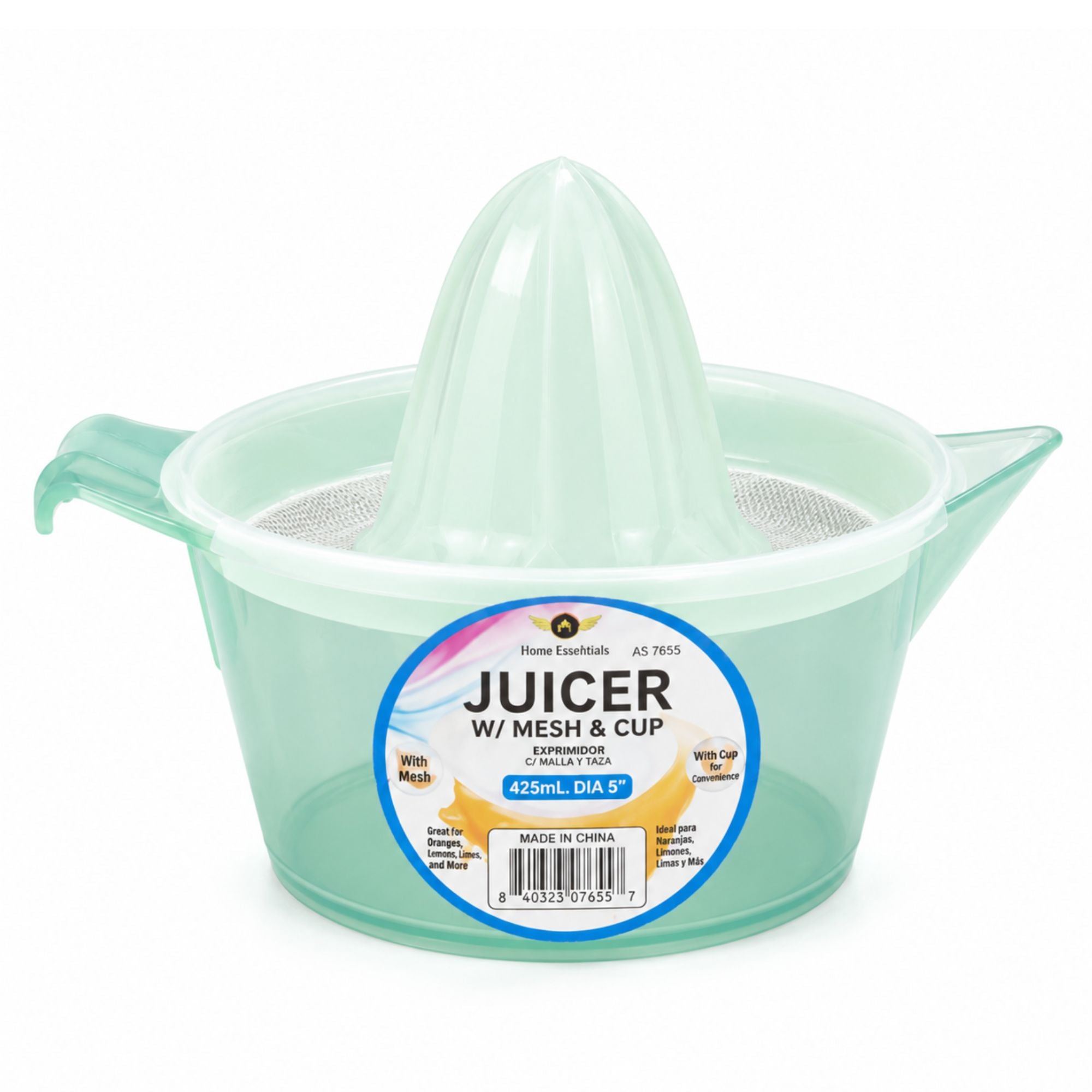 Hand Press Lemon Orange Juicer with Built In Strainer