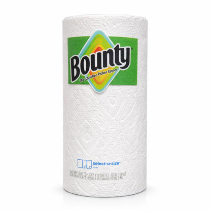 1 Roll Bounty Select-A-Size Paper Towel White