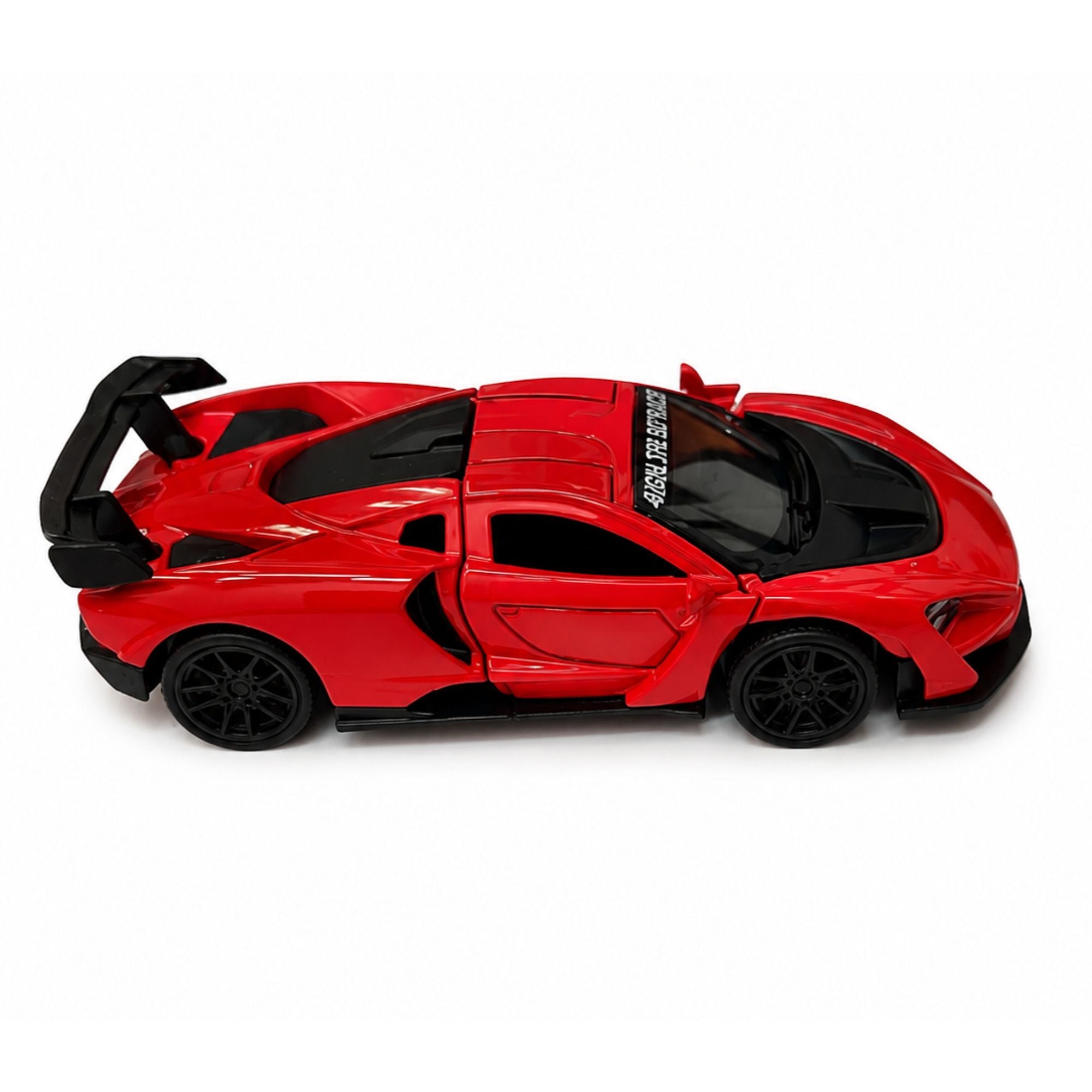 Metal Diecast Sports Car Toy with Opening Doors for Play