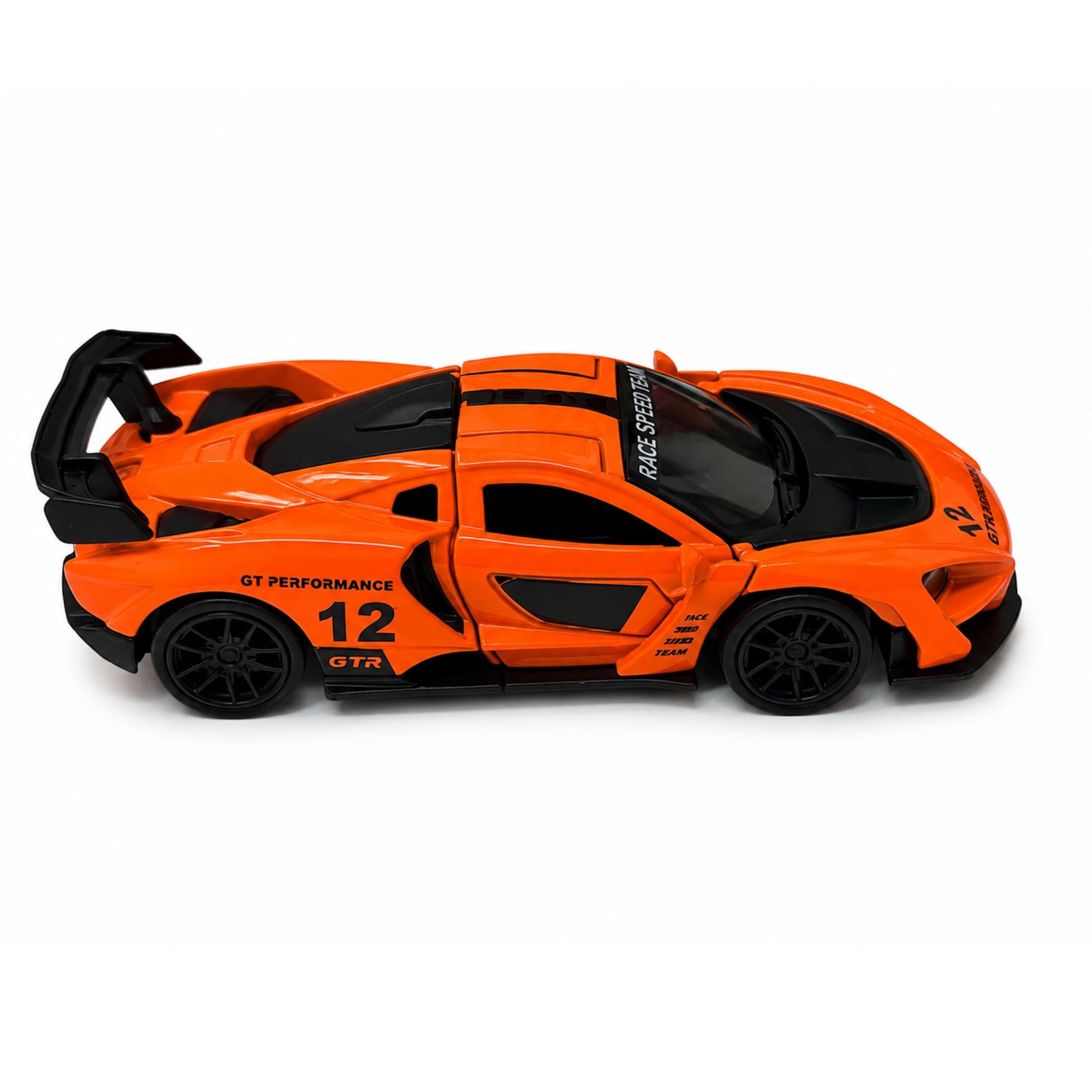 Premium Diecast Racing Car Model with Opening Doors