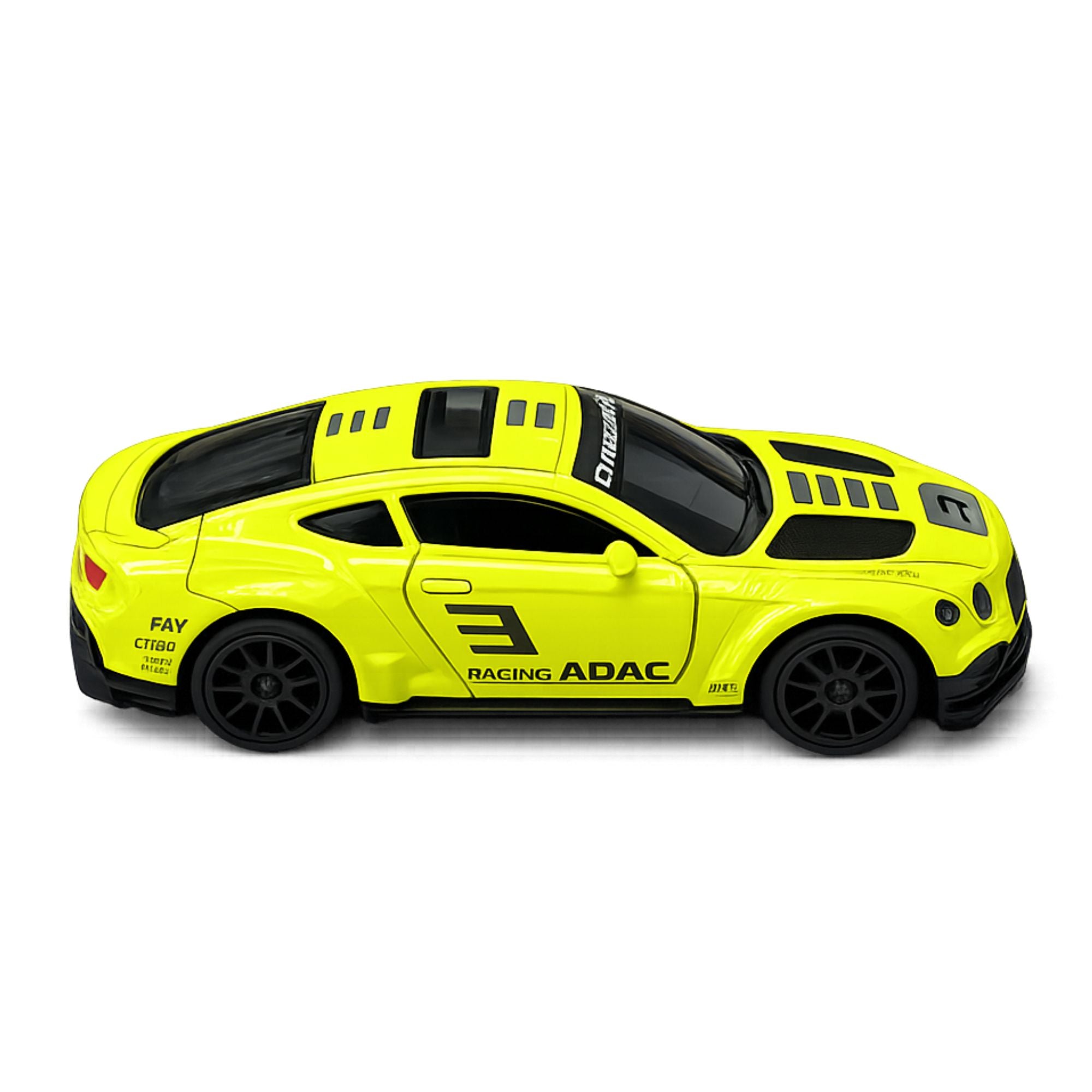 Realistic Diecast Racing Car Toy with Pull Back Action