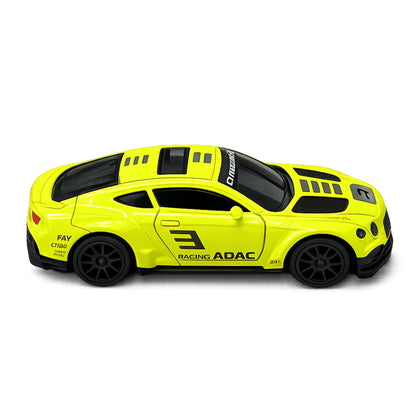 Realistic Diecast Racing Car Toy with Pull Back Action