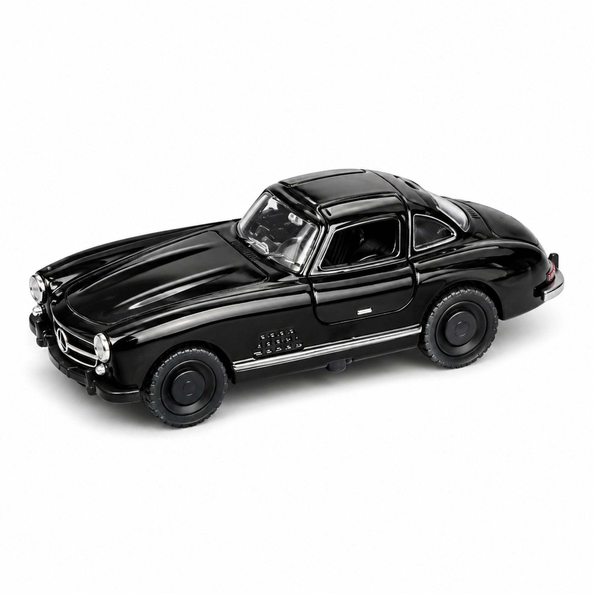 Pull Back Classic Diecast Toy Car with Opening Doors for Kids