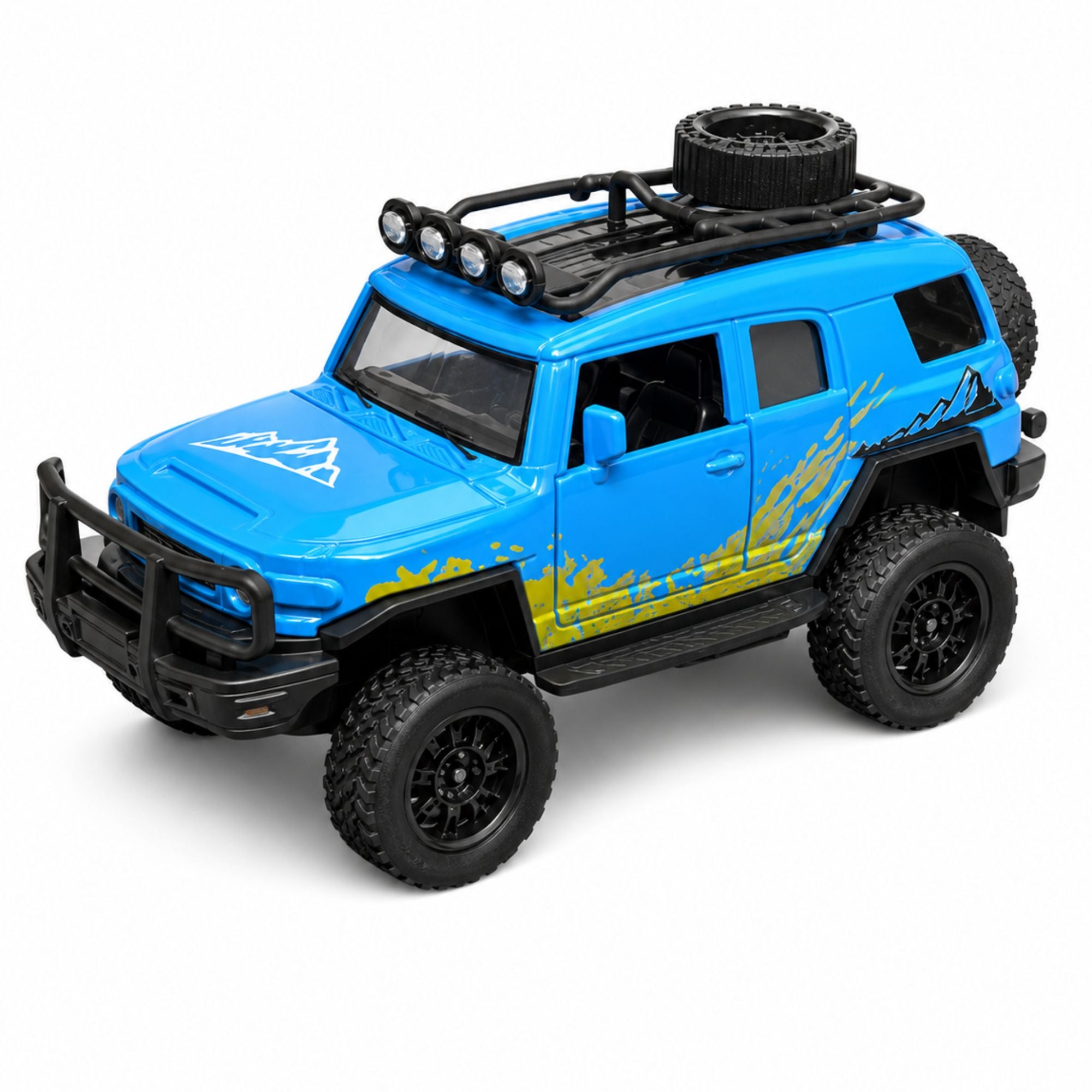 Off Road Diecast SUV Model Car with Opening Doors for Kids