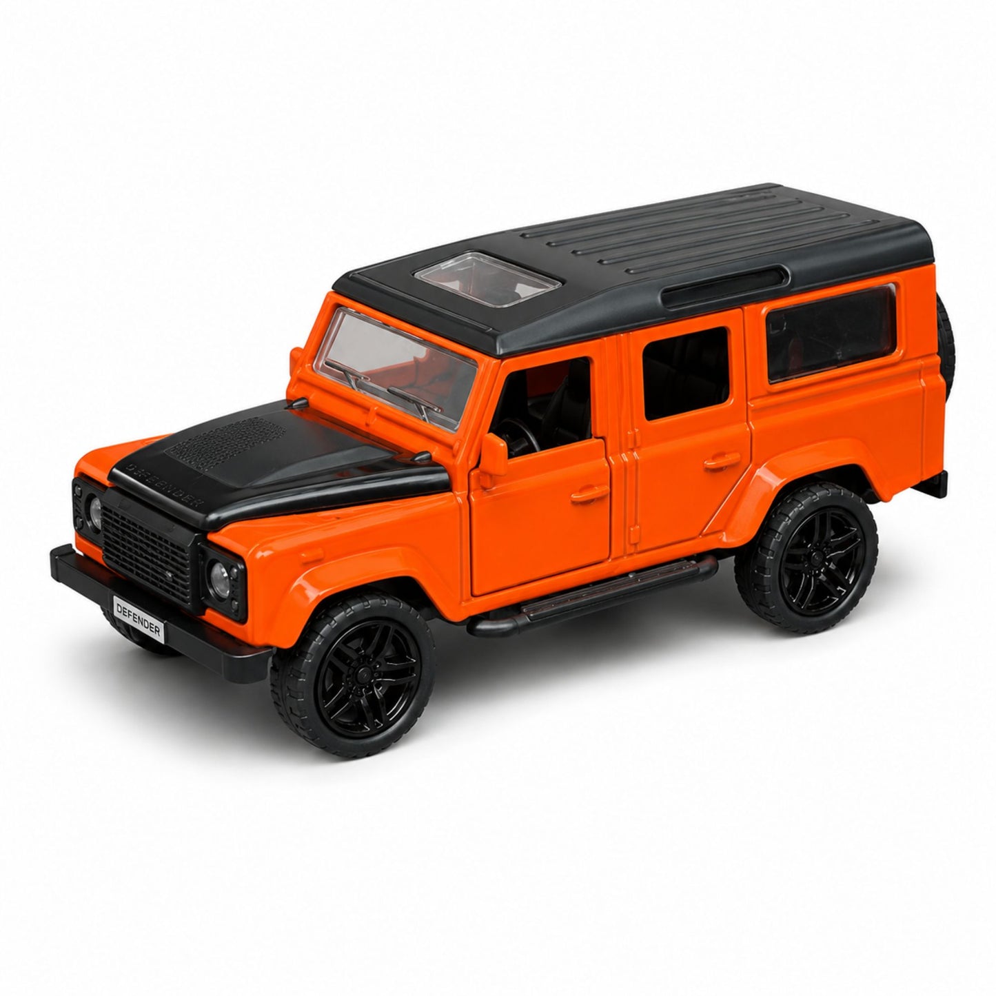 SUV Diecast Model Car with Opening Doors and Friction Pull Back