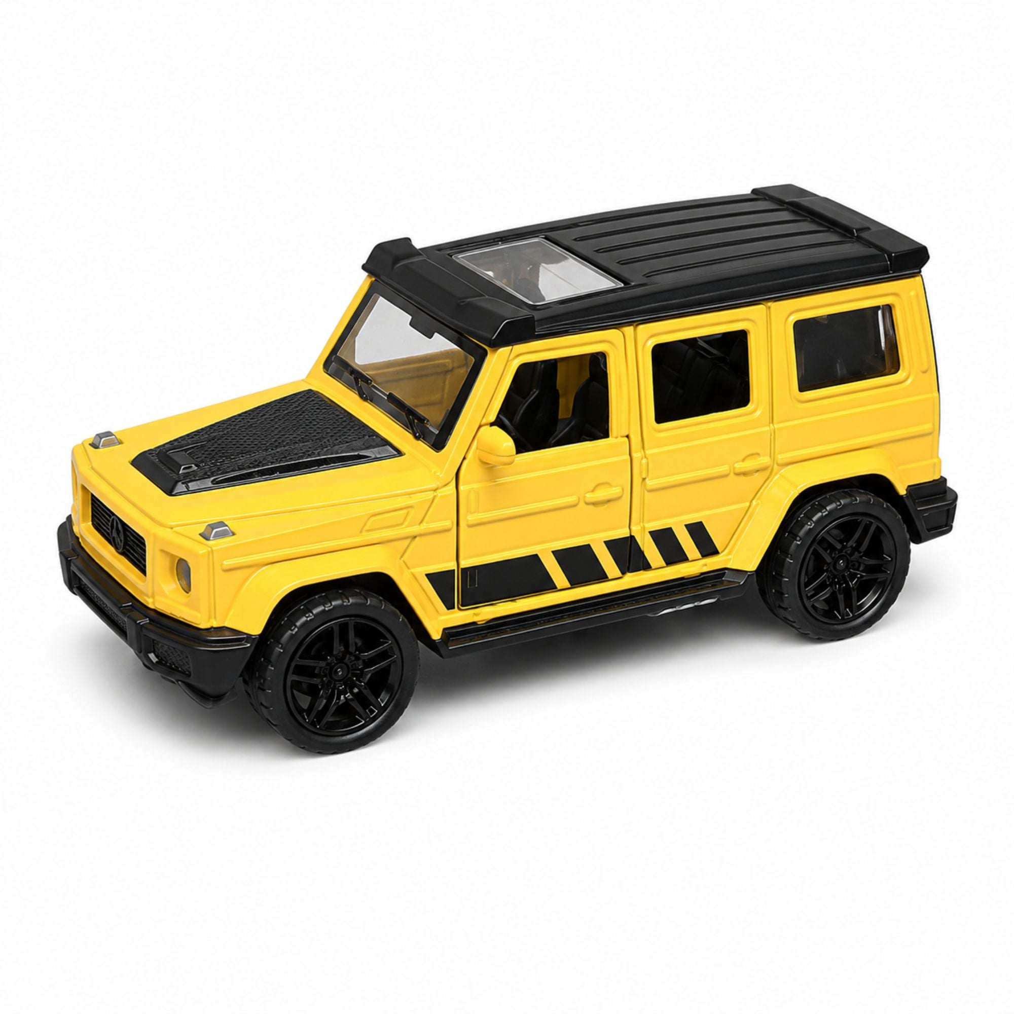 Premium Diecast SUV Model Toy Car with Opening Doors & Pull Back Action