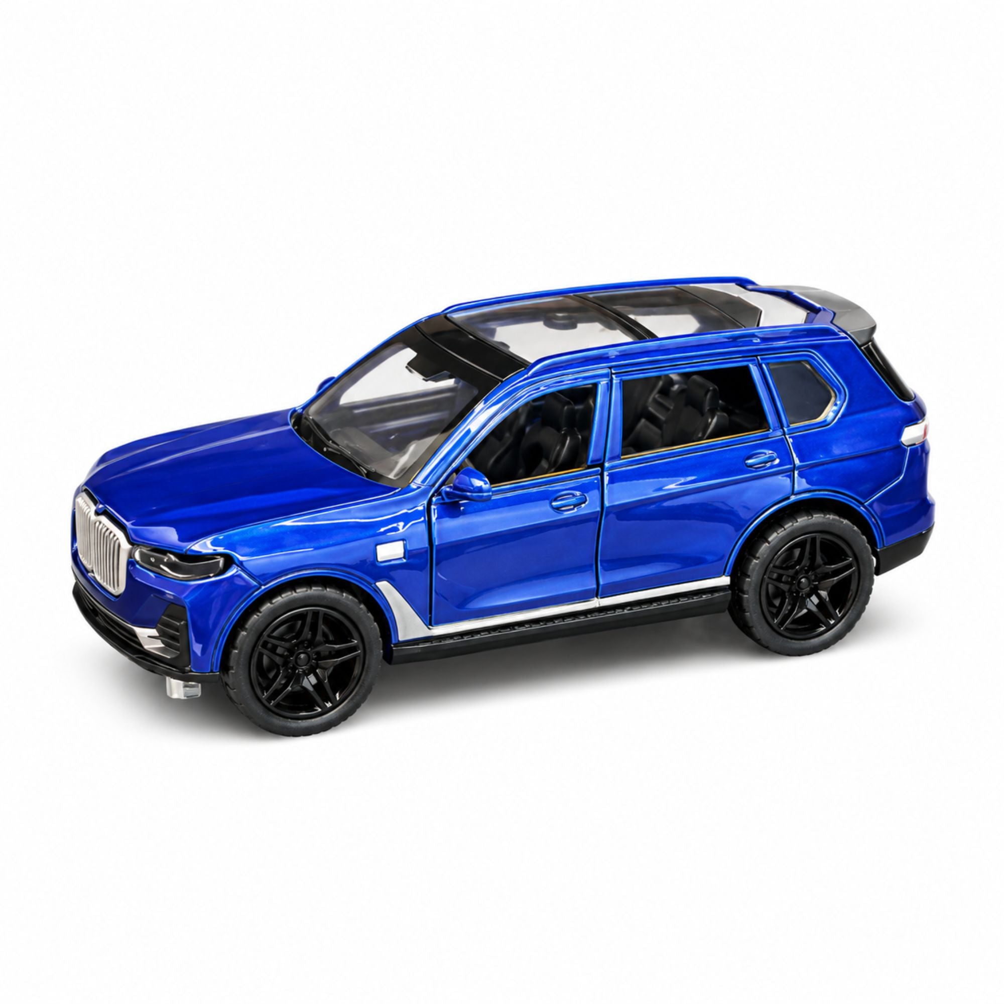 Die Cast SUV Toy Car with Opening Doors and Pull Back Function