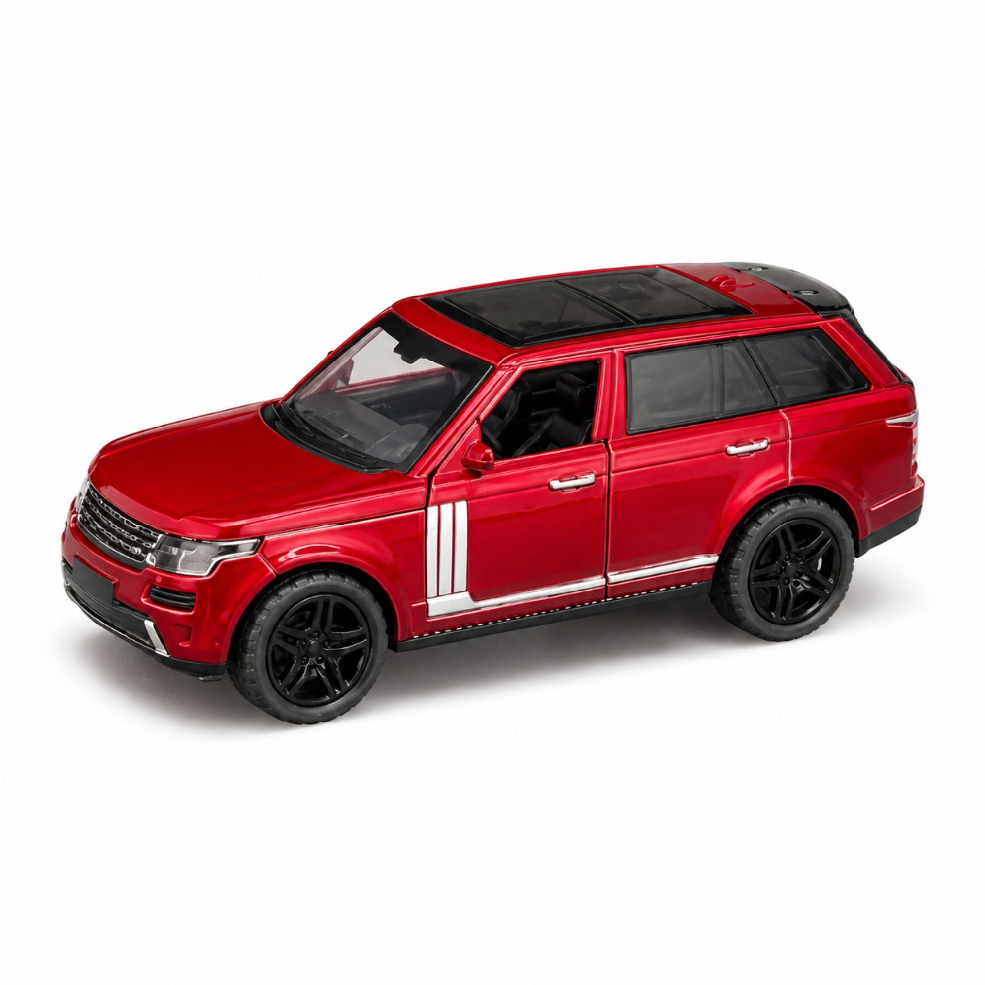 Die Cast Metal SUV Model Car with Pull Back and Opening Doors