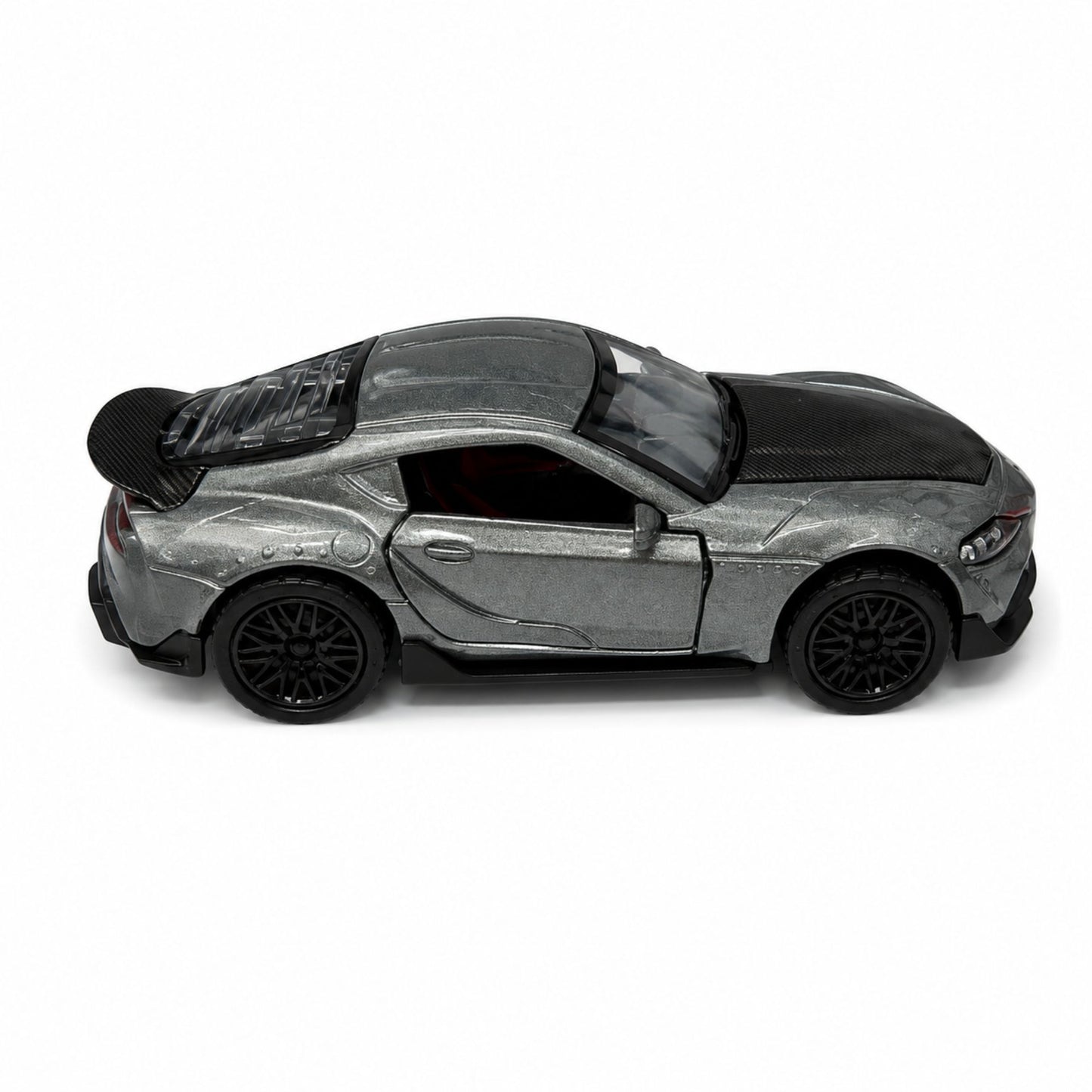 Realistic Sports Car Diecast Toy with Pull Back Action